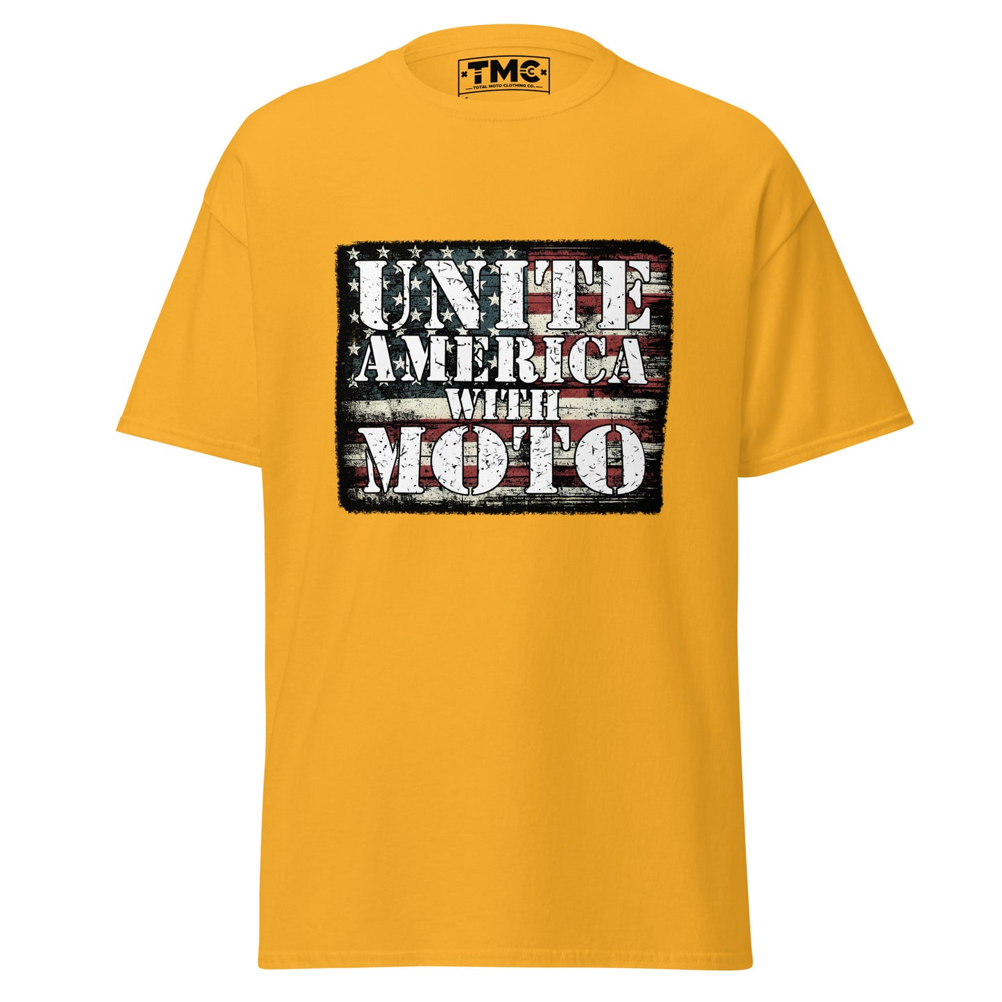 Unite America with MOTO V1 - Unisex classic (White and Colored tee)