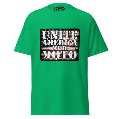 Unite America with MOTO V1 - Unisex classic (White and Colored tee)