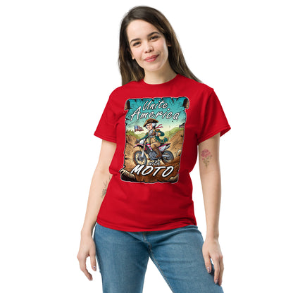 Unite America with MOTO V4 - Unisex classic tee