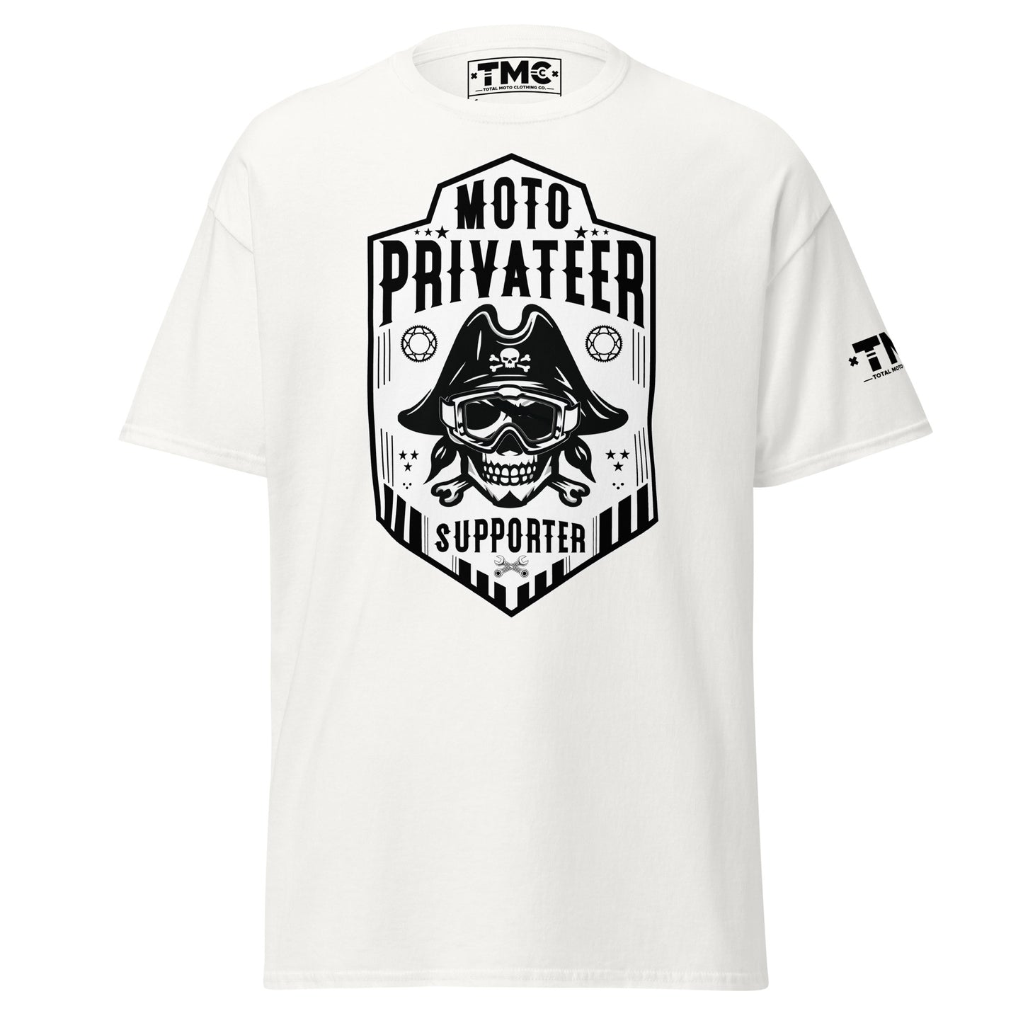 Privateer Skull - Unisex classic tee WHITE