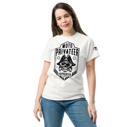 Privateer Skull - Unisex classic tee WHITE