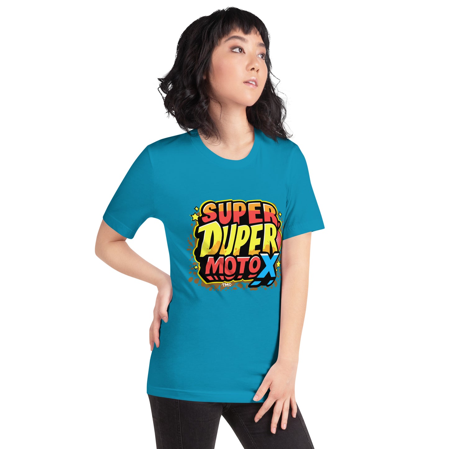 Super Duper MotoX - Unisex t-shirt Colored Tees