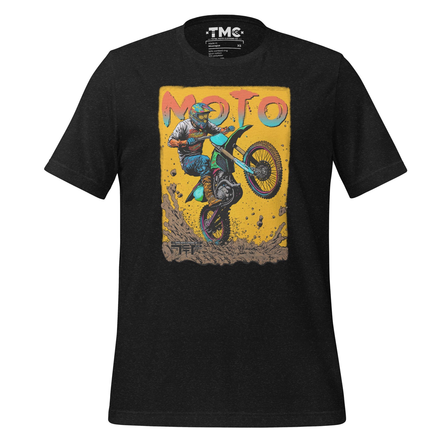 MOTO Yellow - Unisex t-shirt BLK