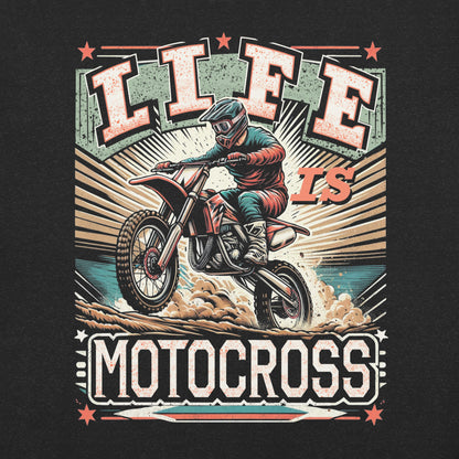 Life is Motocross (BLK Tee) Unisex t-shirt