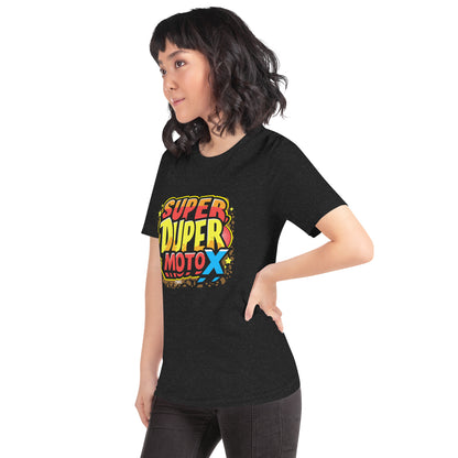 Super Duper MotoX - Unisex t-shirt BLK