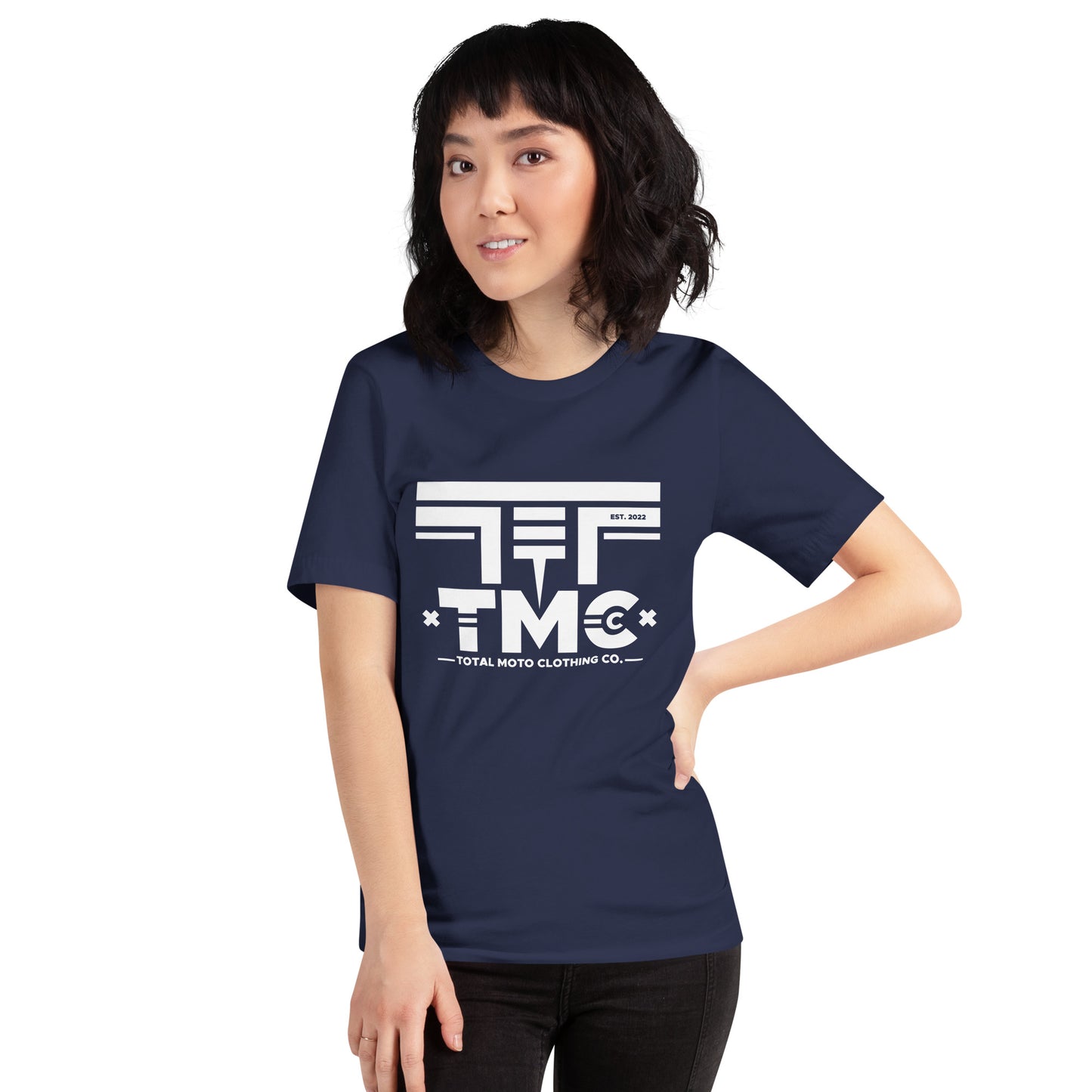 TMCC Logo - Unisex t-shirt - (Dark colored Tees, White Logo)