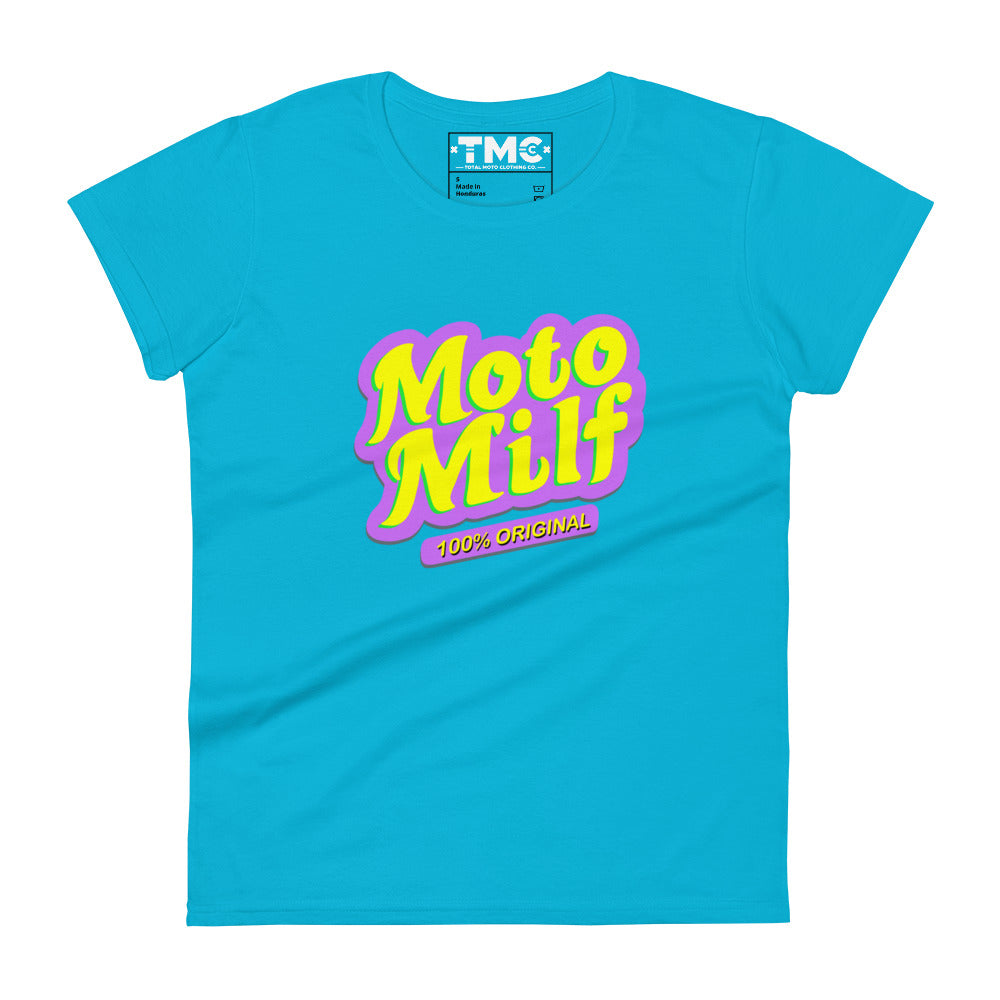 Moto Milf 100% Original - Women's short sleeve t-shirt