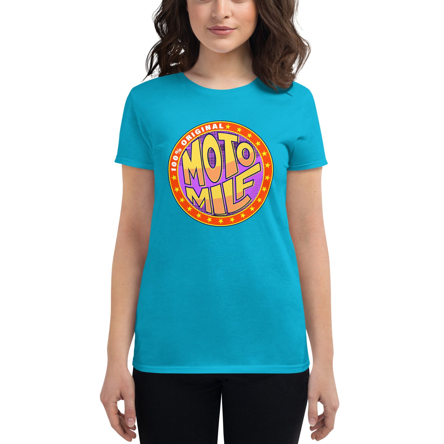 100% Original Moto Milf!  - Women's short sleeve t-shirt (All Colors)