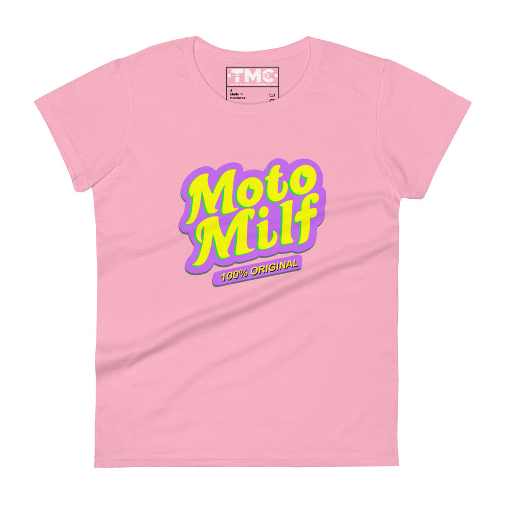 Moto Milf 100% Original - Women's short sleeve t-shirt