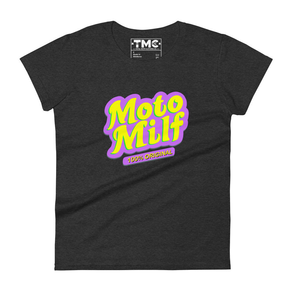 Moto Milf 100% Original - Women's short sleeve t-shirt