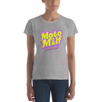 Moto Milf 100% Original - Women's short sleeve t-shirt