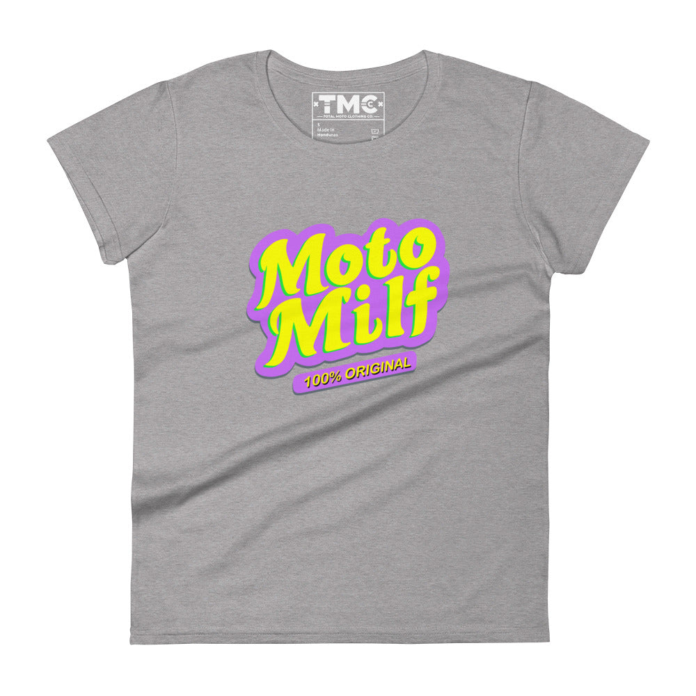 Moto Milf 100% Original - Women's short sleeve t-shirt