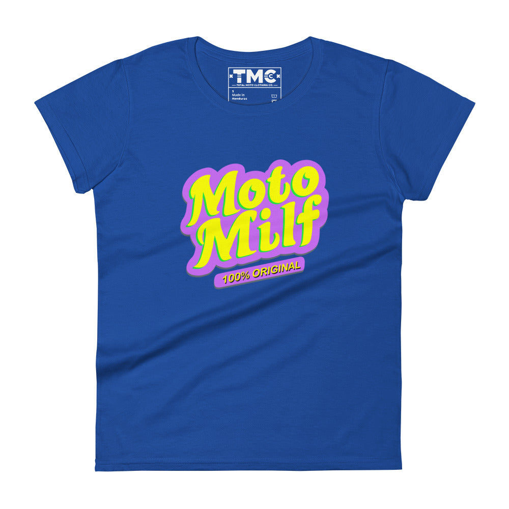 Moto Milf 100% Original - Women's short sleeve t-shirt