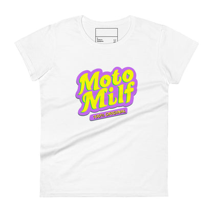 Moto Milf 100% Original - Women's short sleeve t-shirt