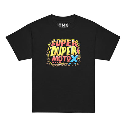 Super Duper MotoX - Youth classic tee BLK