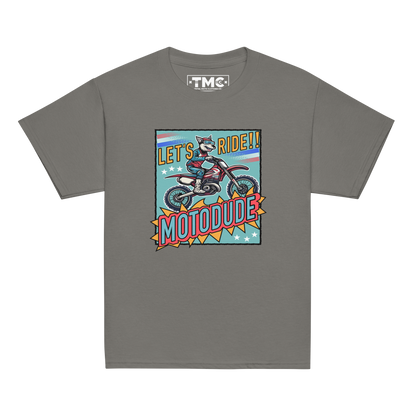 Motodude - White & Colored Youth classic tee