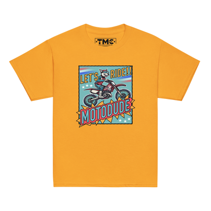 Motodude - White & Colored Youth classic tee