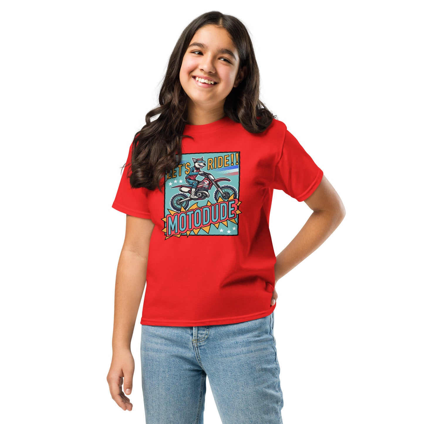 Motodude - (Colored Tees) Youth classic tee