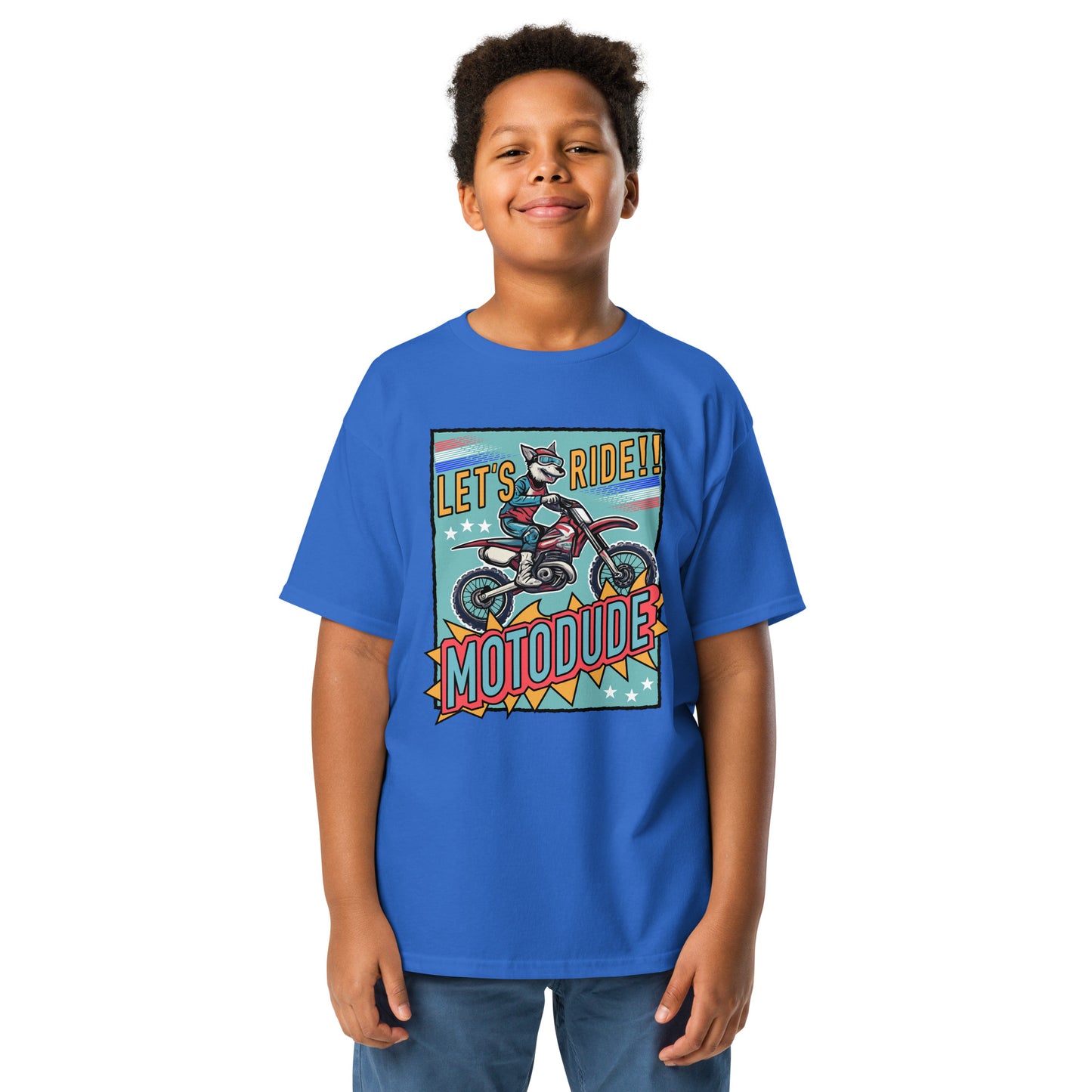 Motodude - (Colored Tees) Youth classic tee