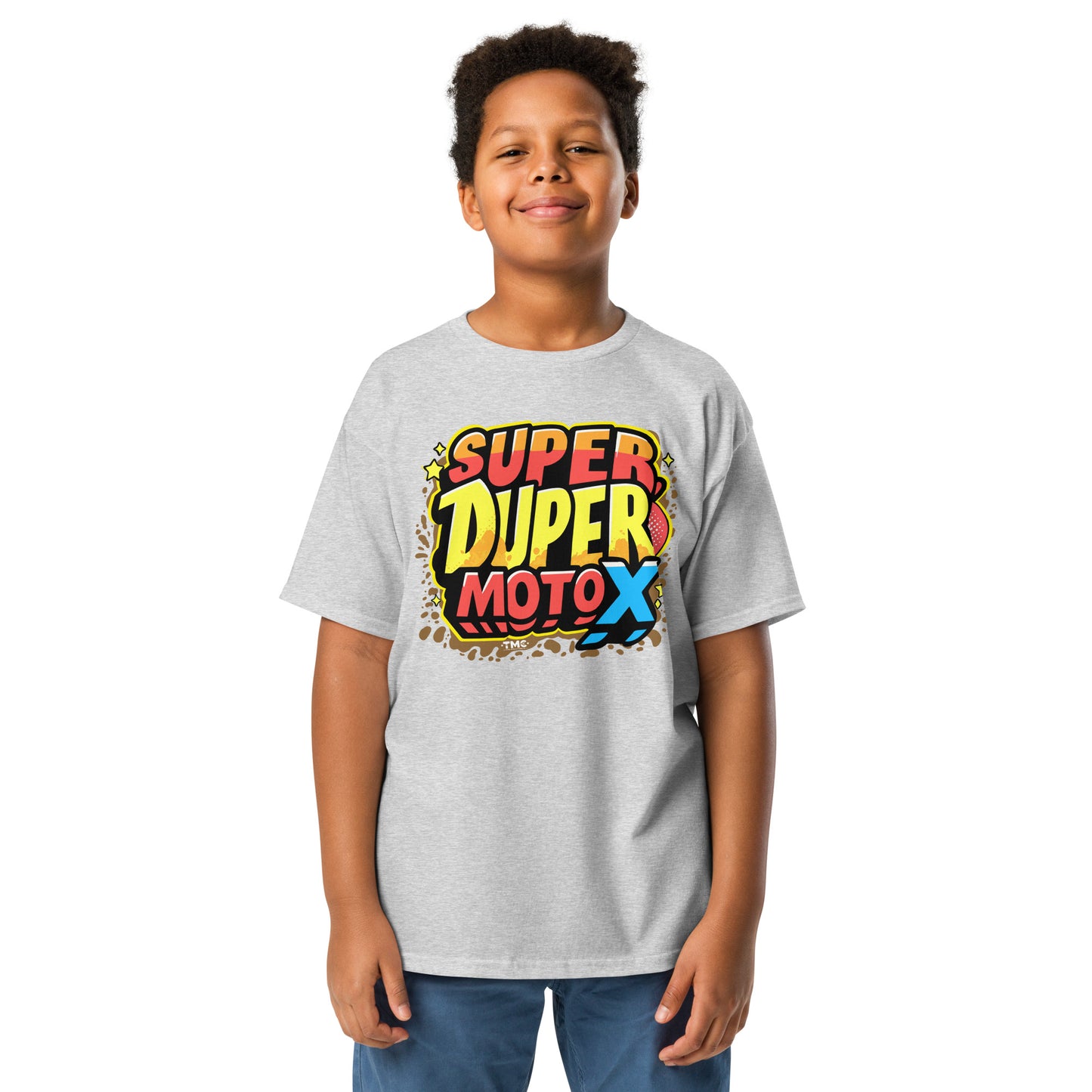 Super Duper MotoX - Youth classic tee (Colored Tees)