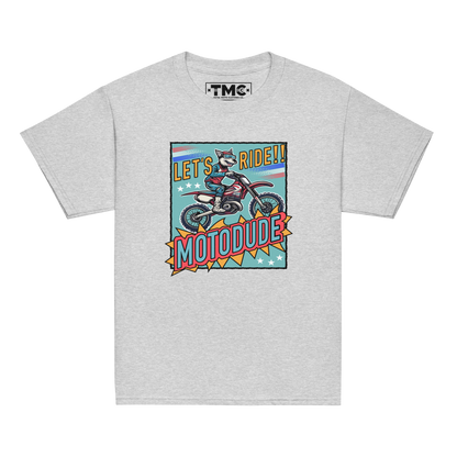 Motodude - White & Colored Youth classic tee